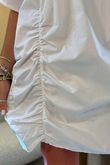 Made in Italy Cotton Nomi Ruched Tunic White
